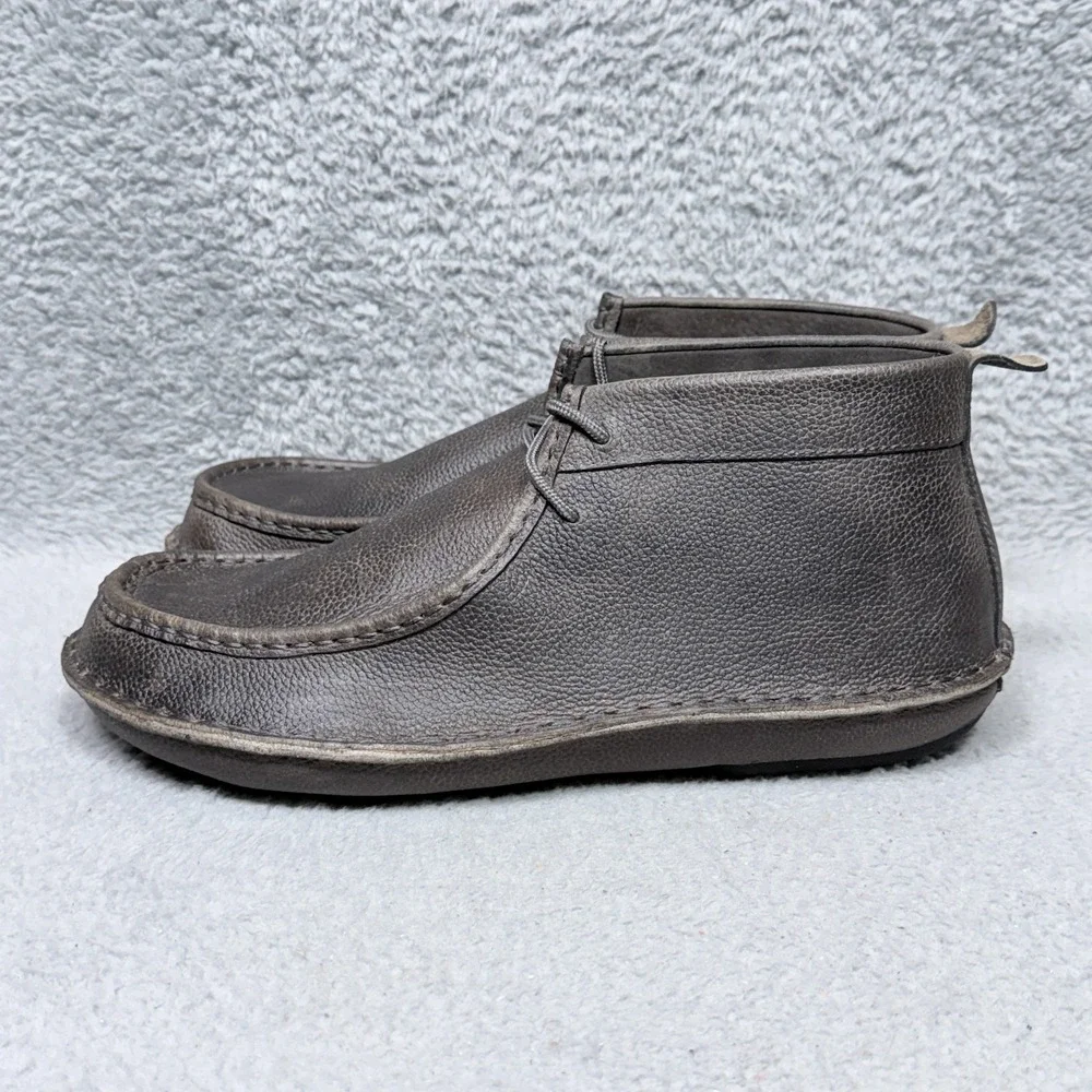 Tamarindo Jetty Mens‎ Size 12 Chukka Boots Gray Taupe Leather
